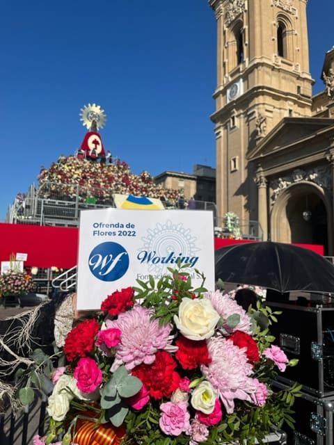 Fiestas del Pilar: Ofrenda de Flores 2022 en Working Formación Integral