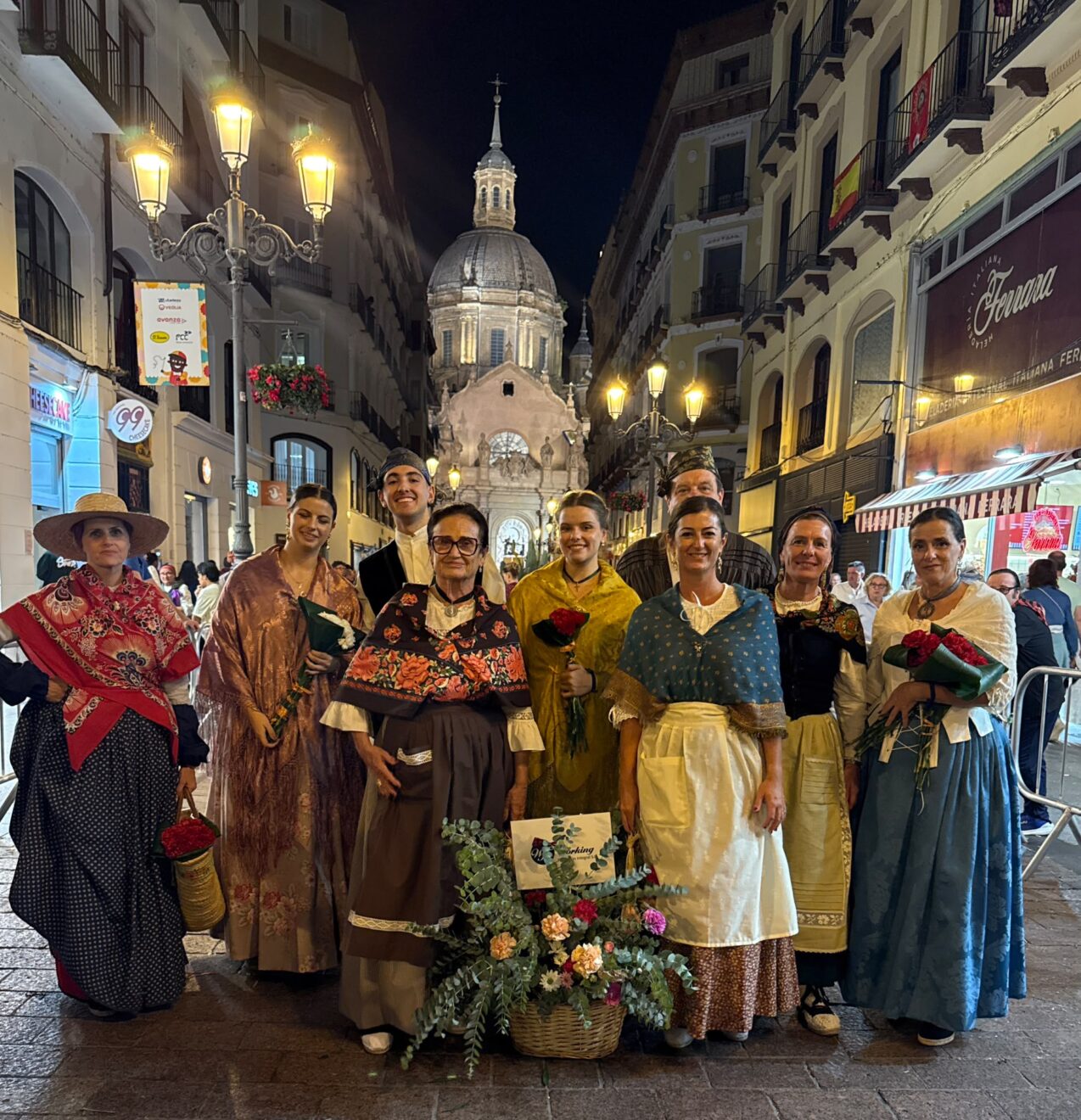 Working Formación Integral en la Ofrenda de Flores del Pilar 2026